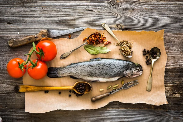 Fresh trout — Stock Photo, Image