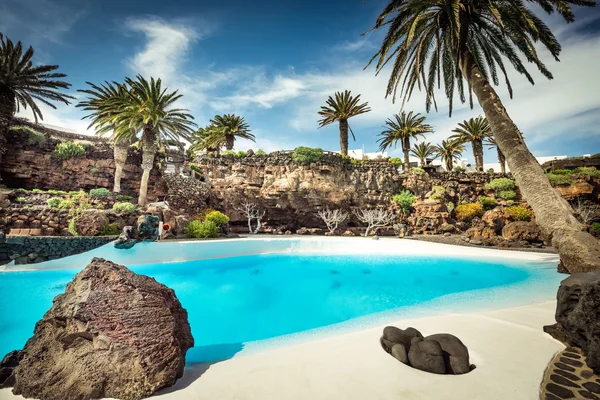 Jameos del Agua pool, Lanzarote — Stock Photo, Image