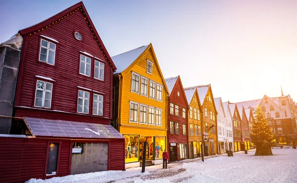 Bergen zu Weihnachten — Stockfoto