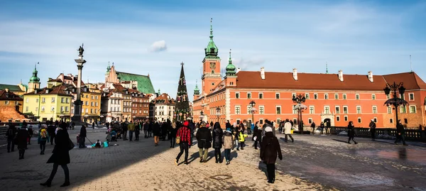 Castle Square in Warsaw — Stock Photo, Image