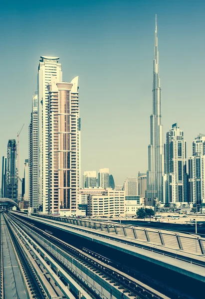 Metro van Dubai — Stockfoto