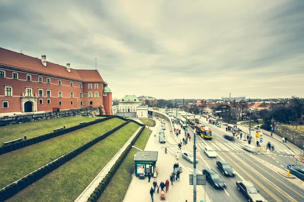 Ulic a budov z Varšavy — Stock fotografie
