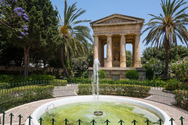 Jardines del Bajo Barrakka en La Valeta —  Fotos de Stock