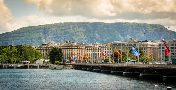 Pohled na Ženeva — Stock fotografie