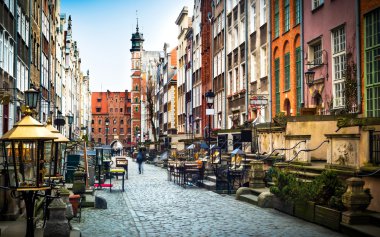 mariacka sokak gdansk içinde
