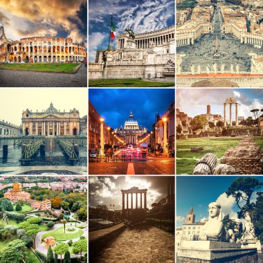 Roma'nın güzel manzaralarına
