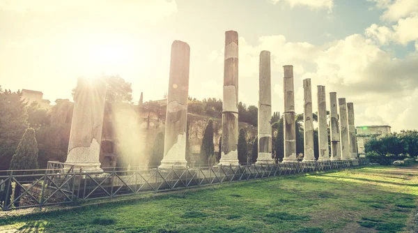 Colonne antiche vicino al Colosseo — Foto Stock