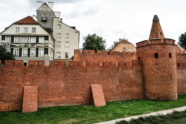 Barbacan in Warschau — Stockfoto