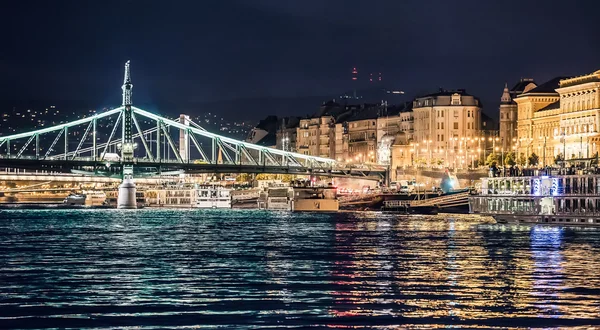 布达佩斯的自由桥 — 图库照片
