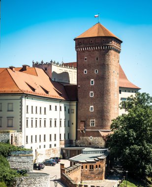 Krakow 'daki Wawel Kalesi