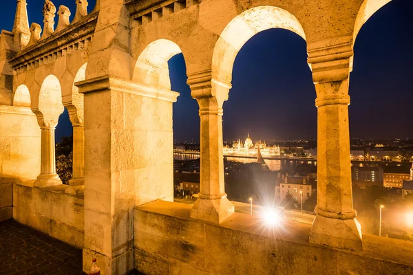 View from bastion archs on Budapest — Stock Photo, Image