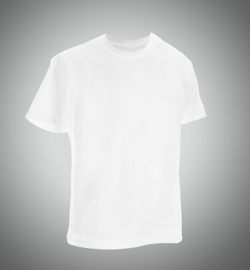 erkek t-shirt şablon bir kap ile.