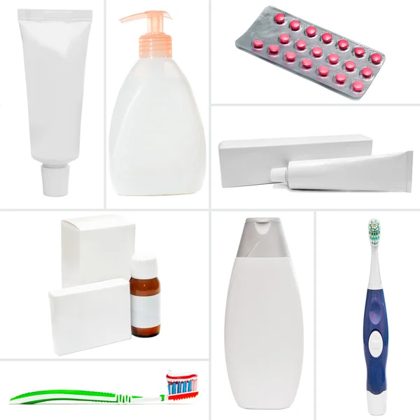 Collage items Health — Stock Photo, Image