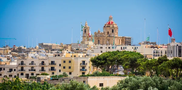 Visa på Valletta från hög — Stockfoto