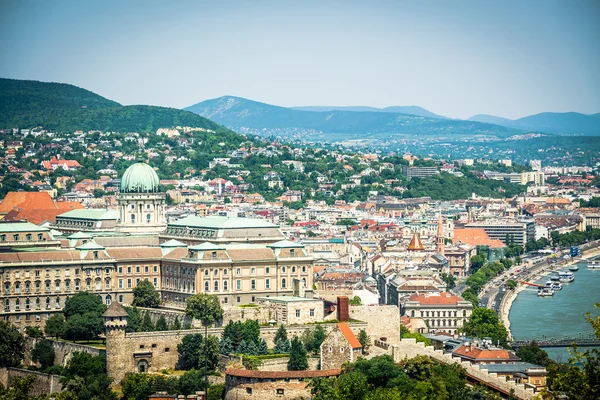 Vista sul budapest dall'alto — Foto Stock