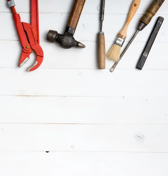 Conjunto de instrumentos con espacio de texto — Foto de Stock