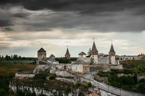 Zobrazit Kamenetz Podolský pevnosti — Stock fotografie