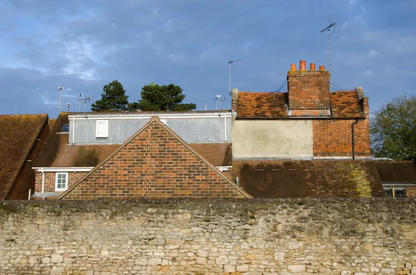 Çatı üstleri, Abingdon, Engand — Stok fotoğraf