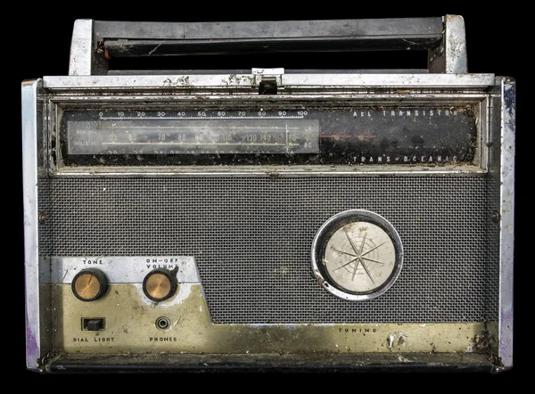 Close Up of Old Fashioned Radio — стокове фото