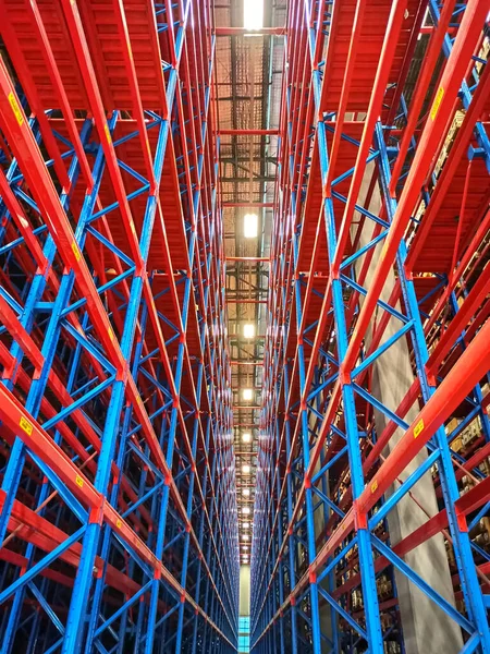 The Red rack in Warehouse