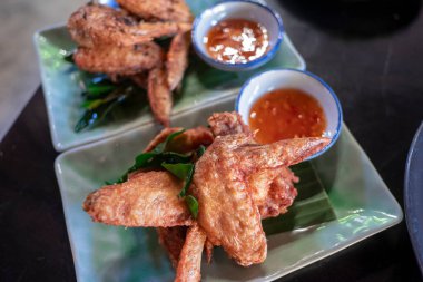 Lezzetli ev yapımı kızarmış tavuk.