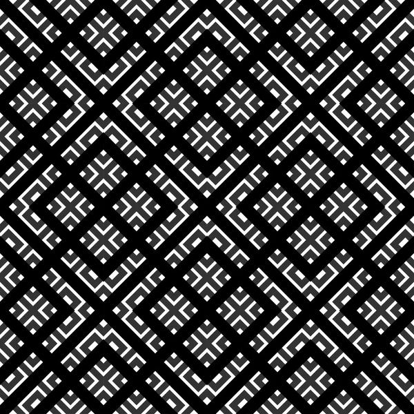 エレガントな黒と白のベクトルパターン — ストックベクタ