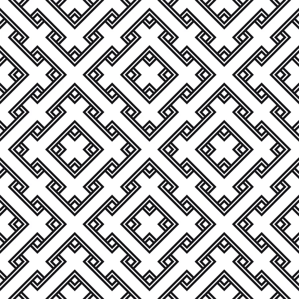 Geometrisk mønster svart og hvit farge – stockvektor