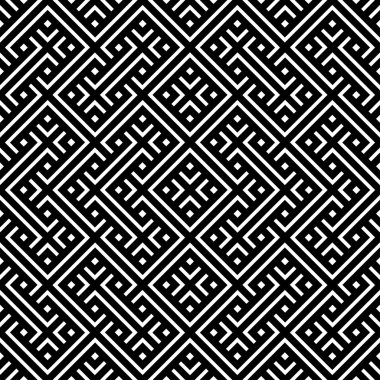 geometrik desen siyah-beyaz renk