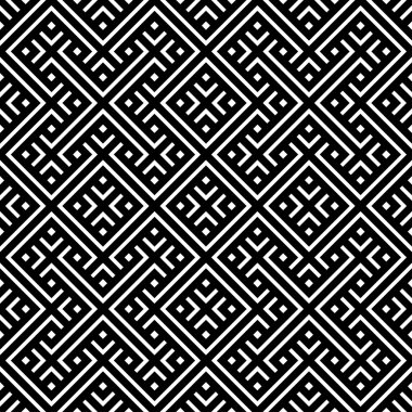 geometrik desen siyah-beyaz renk