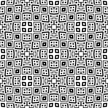 geometrik desen siyah-beyaz renk