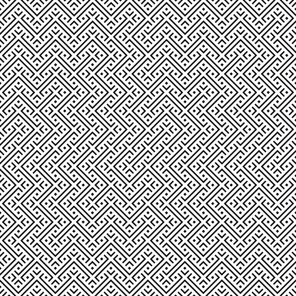 Бесшовный векторный фон. Геометрический узор по полосам, линиям, ромбам. — стоковый вектор