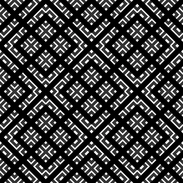 Un élégant motif vectoriel noir et blanc — Image vectorielle