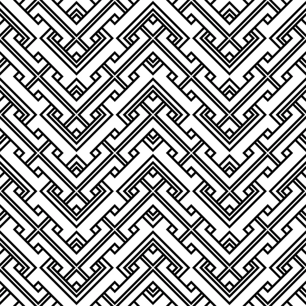 An elegant black and white, vector pattern — Stock Vector