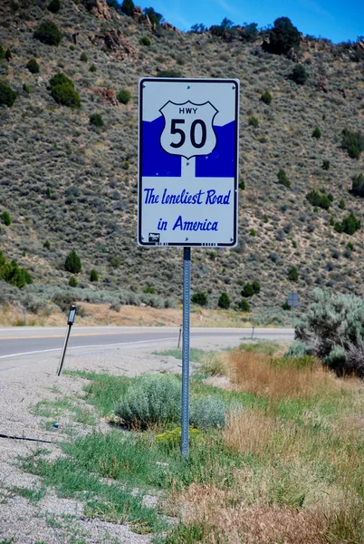 Schild kulüpler karayolu 50, Nevada, ABD