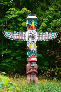 Totem direği im Stanley Park