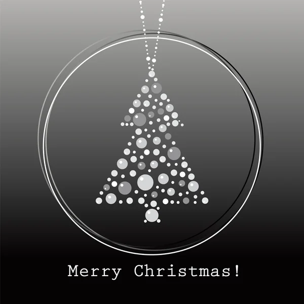 Arbre de Noël vectoriel — Image vectorielle