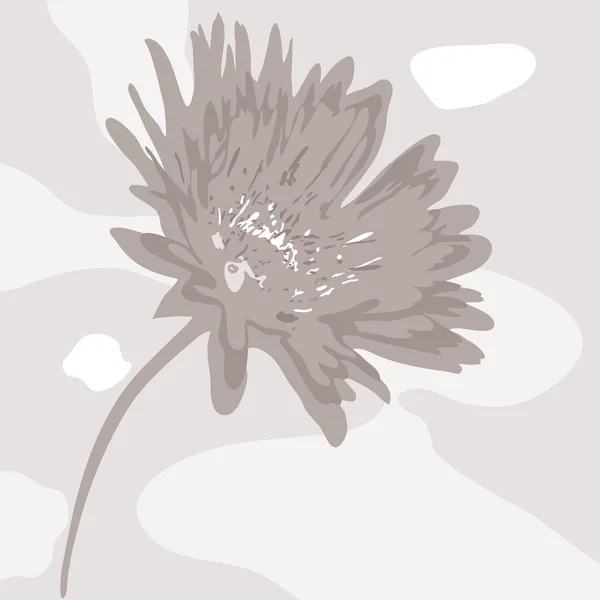 矢量抽象不饱和的花 — 图库矢量图片