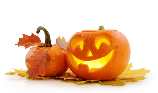 Halloween-Kürbis Jack o 'Laterne — Stockfoto