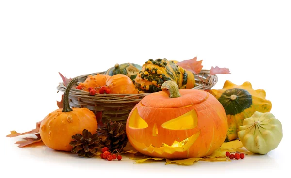 Halloween pumpkin Jack O'Lantern — Stock Photo, Image