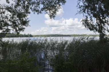 Sazlık Jungfernsee üzerinde