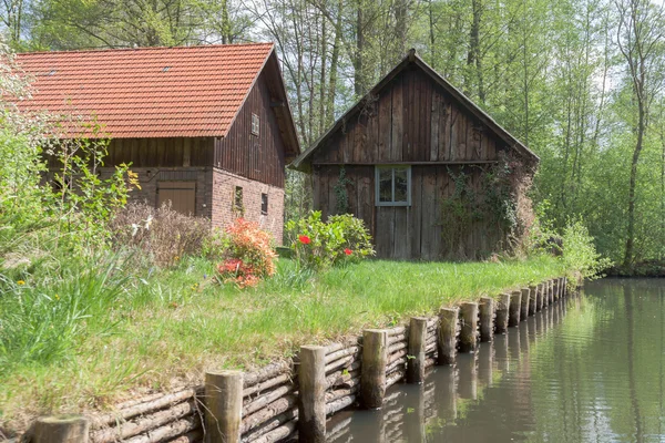 Casas Spreewald — Fotografia de Stock