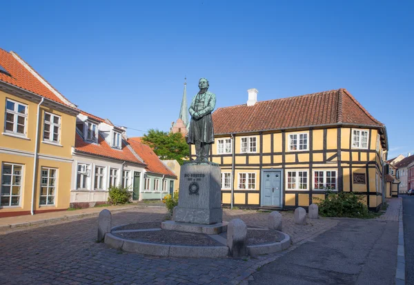 Ørstedt statue Rudkøbing — Zdjęcie stockowe