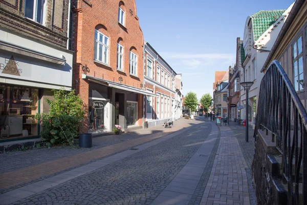 Rudkøbing alley Ліцензійні Стокові Зображення