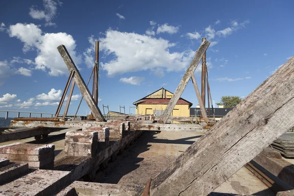 Gården skjul — Stockfoto