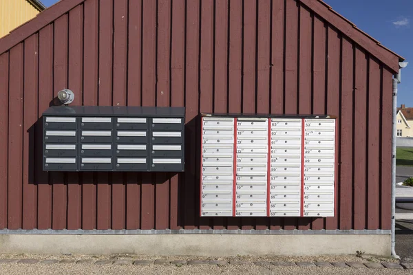 Letterbox wall — Stock Photo, Image