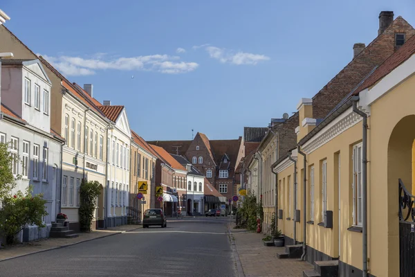 Häuser in Rudkøbing — Stockfoto