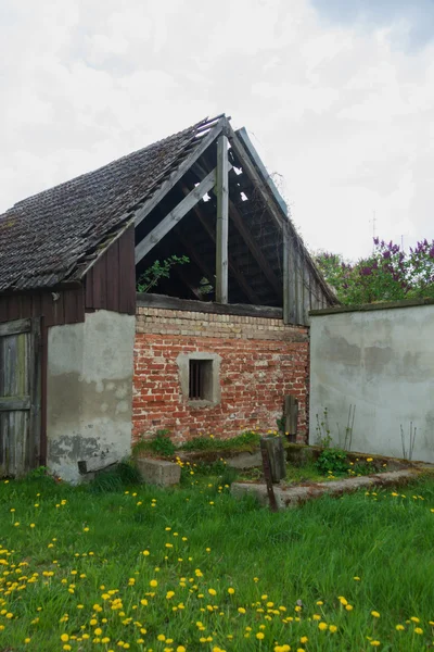 Huis ruïne — Stockfoto