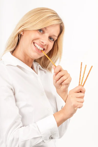 Eve's pretzel sticks — Stock Photo, Image