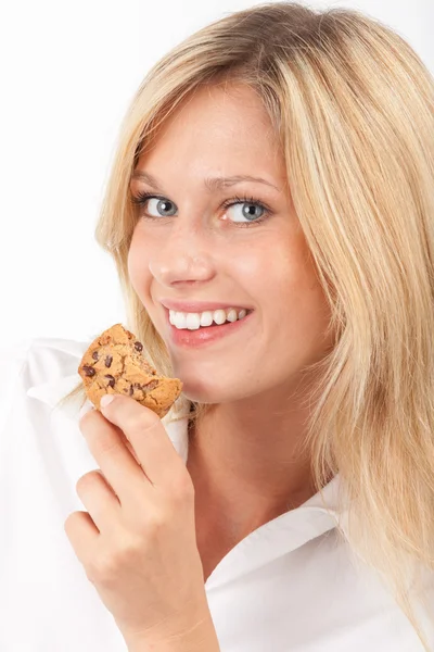Bitten off cookie — Stock Photo, Image