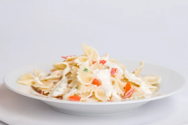 Farfalle in a Plate — Stock Photo, Image